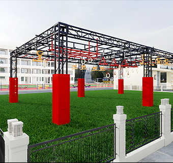 Ninja Obstacle Course - Truss Frame